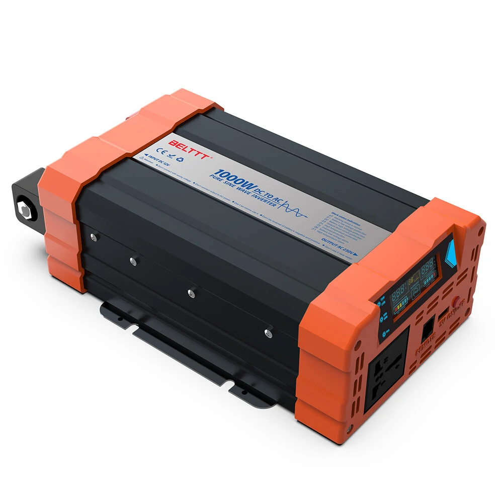 (image for) 1000W/1500W/2000W/3000W/4000W Pure Sine Wave Power Inverter DC24V to AC220V Vehicle Smart Car Inverter with LED Screen
