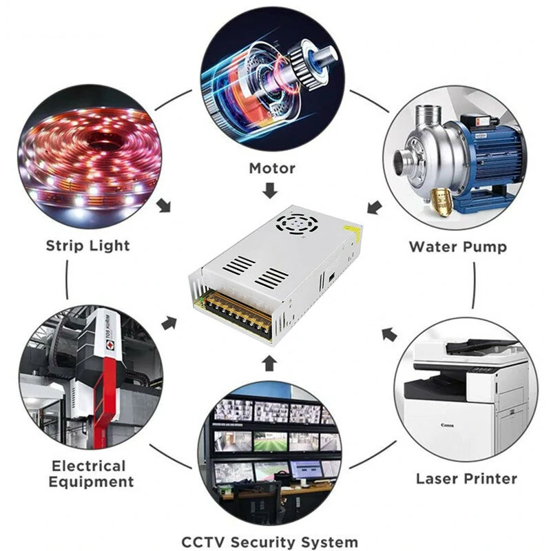 (image for) 24V 50W 75W 120W 200W Switching Power Supply Source Transformer AC DC SMPS For LED Strip Light CCTV Motor