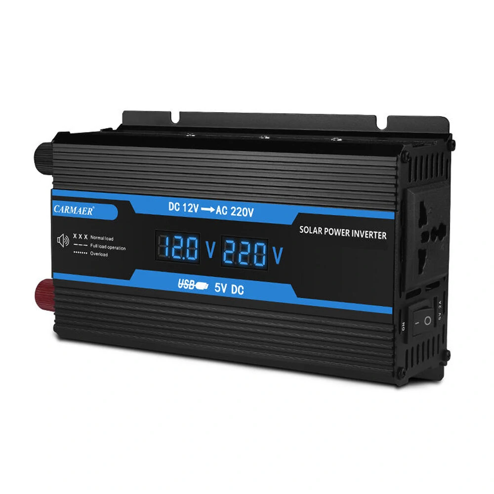 (image for) 350W Modified Sine Wave Inverter 12V DC To 220V DC Solar Power Inverter With Dual Digital Display