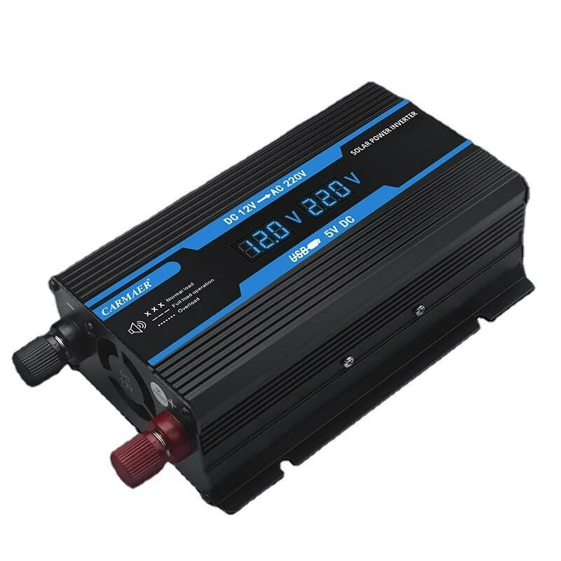(image for) 350W Modified Sine Wave Inverter 12V DC To 220V DC Solar Power Inverter With Dual Digital Display
