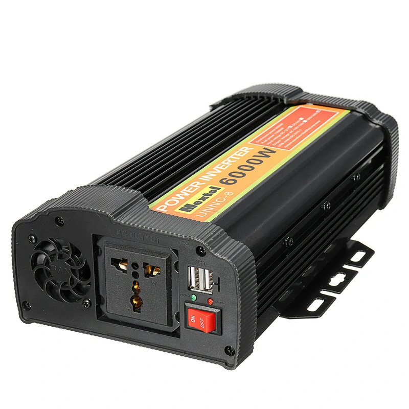 (image for) 6000W Peak Car Power Inverter DC 12V To AC 220V Dual USB Modified Sine Wave Transformer