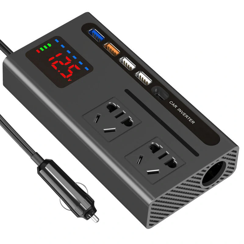 (image for) Car Power Inverter with Type-C Charger Car Inverter Charger Type-C Mobile Phone Fast Charging 12V 24V To 110V 220V Power Converter